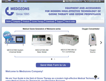 Tablet Screenshot of medozons.com